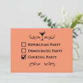 コックテイル・パーティーほど楽しいパーティーはない！ 招待状 (スタンド正面)