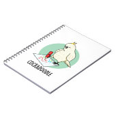 コックドゥードゥル 面白いオウムのしゃれ ノートブック (左側)