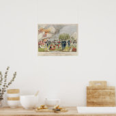 コックバーン提督の燃焼と略奪 ポスター (キッチン)