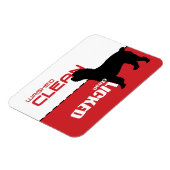 コックパウドッグ食洗機マグネット – クリッキングクリーン マグネット (左側)