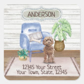 コックパオコージーニューホームアドレス スクエアシール (正面)