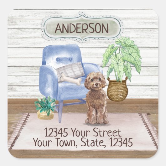 コックパオコージーニューホームアドレス スクエアシール (正面)