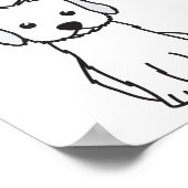 コックパオ犬マンガ ポスター (角)