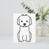 コックパオ犬マンガ ポストカード (スタンド正面)