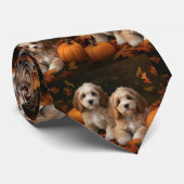 コックパプピーオータムデライトカボチャ ネクタイ (ロール)