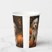 コックパプピーオータムデライトカボチャ 紙コップ (右)