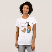 コックパーソナライズされたスパニエル犬ママTシャツ Tシャツ (正面フル)