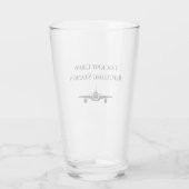 コックピットクルー給油ステーション面白い航空名言 タンブラーグラス (裏面)