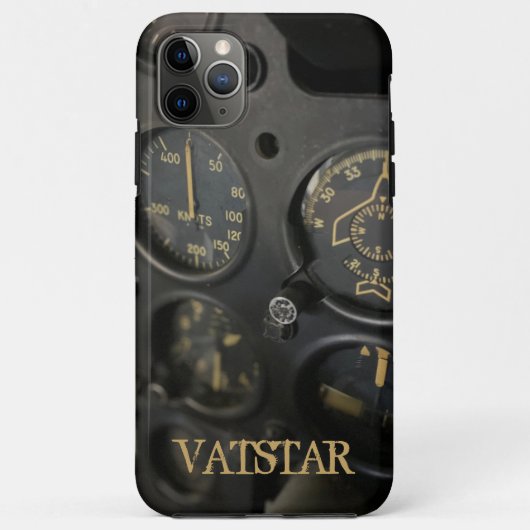 コックピットコントロール携帯電話ケース Case-Mate iPhoneケース (裏面)