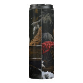 コックプー雪そりクリスマスデコール タンブラー (裏面)