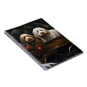 コックプー雪そりクリスマスデコール ノートブック (右側)