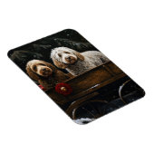 コックプー雪そりクリスマスデコール マグネット (右側)