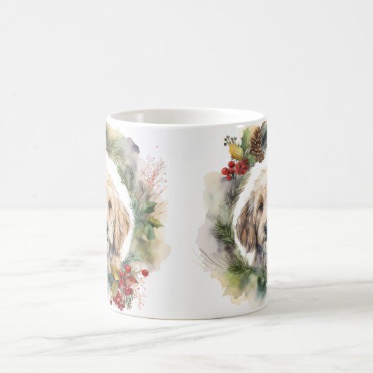コックポウクリスマスリースフェスティバルカップ コーヒーマグカップ (中央)