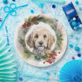 コックポウクリスマスリースフェスティバルカップ ペーパープレート (パーティー)