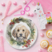 コックポウクリスマスリースフェスティバルカップ ペーパープレート (パーティー)