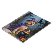 コックポウドッお洒落グハロウィン絵を描ズ ノートブック (左側)