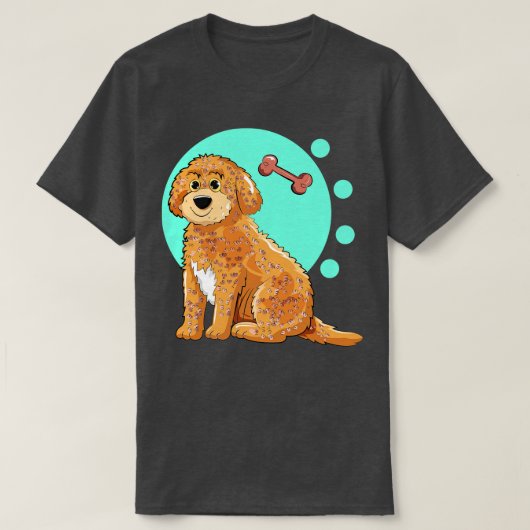 コックポウドッグイラストレーション Tシャツ (デザイン正面)