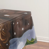 コックポーウィンターワンダーランドクリスマスジョイ テーブルクロス (インサイチュ)