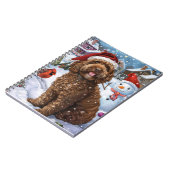 コックポーウィンターワンダーランドクリスマスジョイ ノートブック (左側)