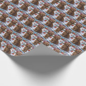 コックポーウィンターワンダーランドクリスマスジョイ ラッピングペーパー (角)