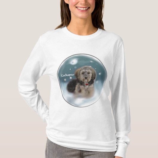コックポークリスマスプレゼント Tシャツ (正面)