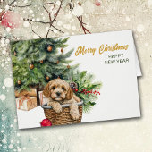 コックポードウィッカーバスケットクリスマス