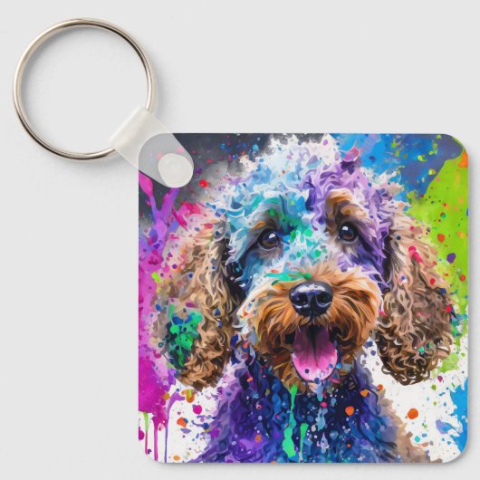 コックポードッグ キーホルダー (正面)