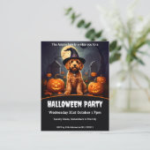 コックポーハローウィンパーティ インビテーションポストカード (スタンド正面)