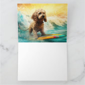 コックポービーチサーフィン絵画ズ カード (内部)