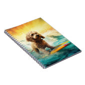 コックポービーチサーフィン絵画ズ ノートブック (右側)