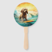 コックポービーチサーフィン絵画ズ ハンドファン (裏面)