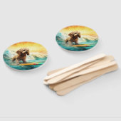 コックポービーチサーフィン絵画ズ ハンドファン (組立なし)