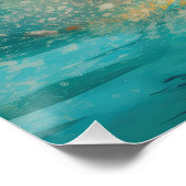 コックポービーチサーフィン絵画ズ ポスター (コーナー)