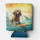 コックポービーチサーフィン絵画ズ 缶クーラー (裏面)