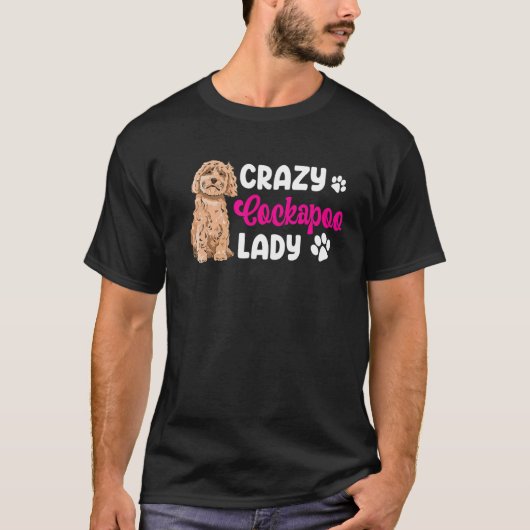 コックポー犬のオーナー熱狂するコックポレディ Tシャツ (正面)