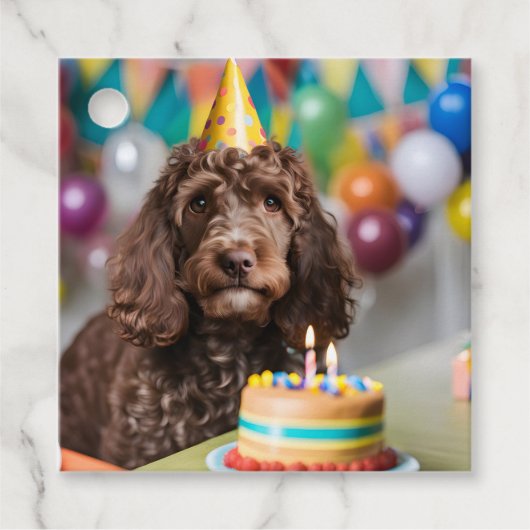 コックポー誕生日パーティー フェイバータグ (正面)