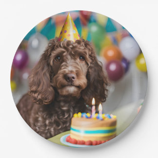 コックポー誕生日パーティー ペーパープレート