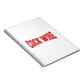 コックワイヤー ノートブック (右側)