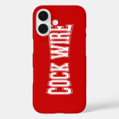 コックワイヤー Case-Mate iPhoneケース (裏面)