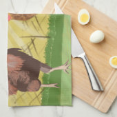 コッケレルとチキン キッチンタオル (四つ折り)