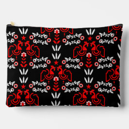 コッケレルスカンジナビアフォークアート アクセサリーポーチ