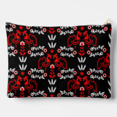 コッケレルスカンジナビアフォークアート アクセサリーポーチ (裏面)