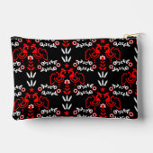 コッケレルスカンジナビアフォークアート アクセサリーポーチ (裏面)