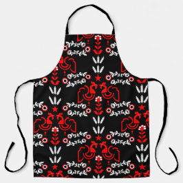コッケレルスカンジナビアフォークアート エプロン
