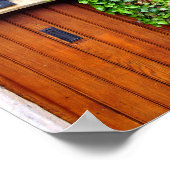 コッツウォルズコテージブルトンオンザウォーターUK ポスター (角)