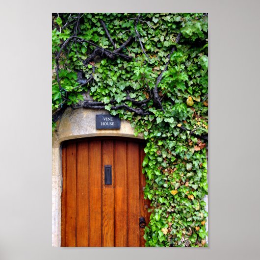 コッツウォルズコテージブルトンオンザウォーターUK ポスター (正面)