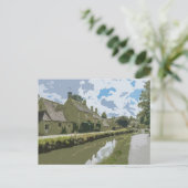 コッツウォルズビレッジビューポストカード ポストカード (スタンド正面)