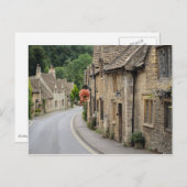 コッツウォルズ葉書にハチミツ色のコテージ ポストカード (正面/裏面)