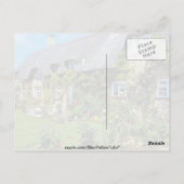 コッツウォルズGloucester近くの赤い草葺き小屋 ポストカード (裏面)