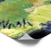 コッツウォルド絵画ヒルズ、シュールレアリスム ポスター (角)